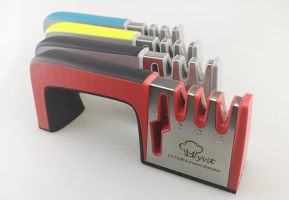 A Four-in-one Use Sharpener For A Kitchen Knife Ships from the US and China