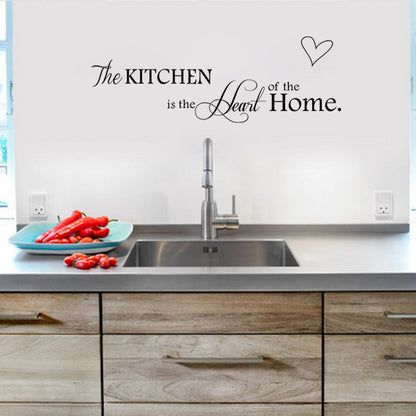 Removable Home Decor Kitchen Is the Heart Of The Home Wall Sticker