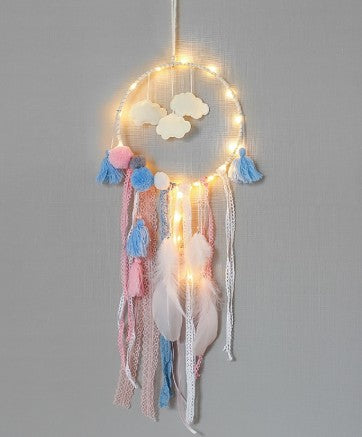 Cloud Dreamcatcher with Lights