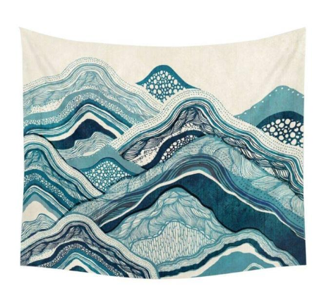 Beautiful Tapestry of Waves Perfect For Any Room