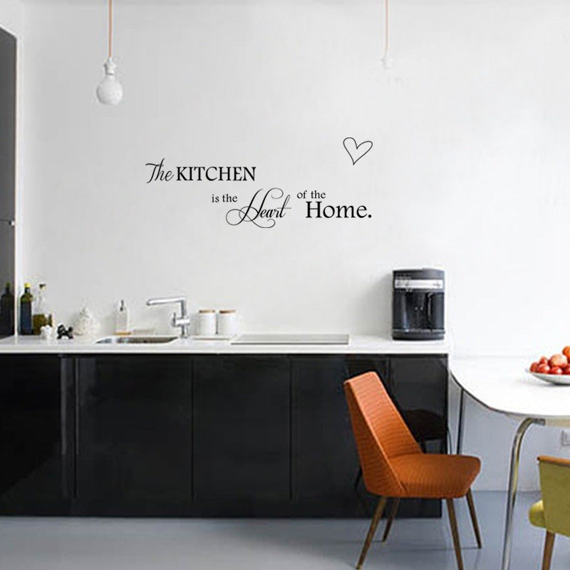 Removable Home Decor Kitchen Is the Heart Of The Home Wall Sticker