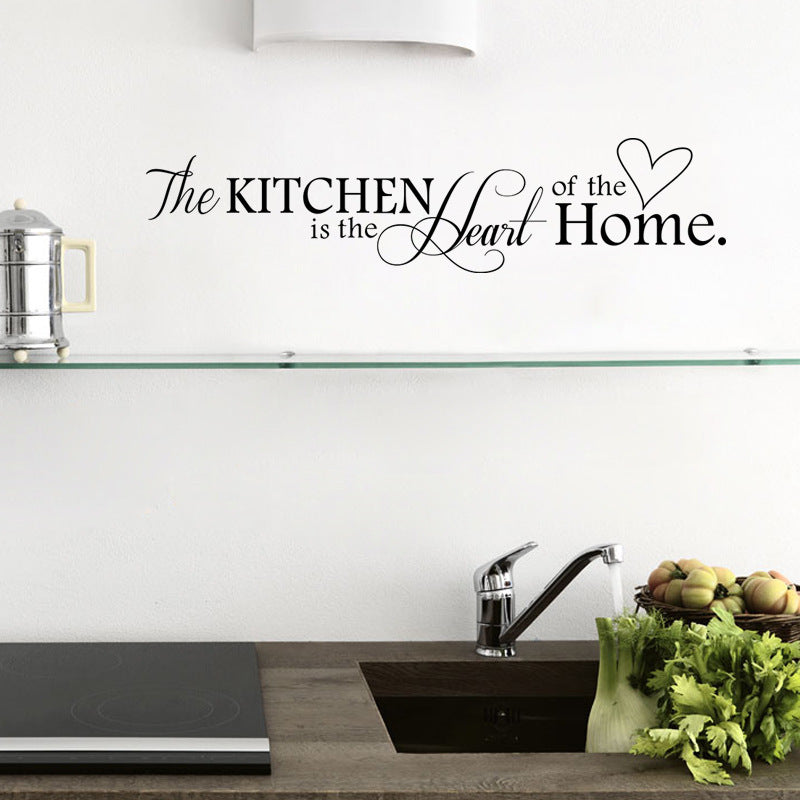 Removable Home Decor Kitchen Is the Heart Of The Home Wall Sticker