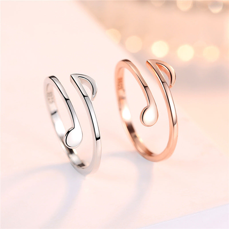 Adjustable Music Note Rings For Any Musician