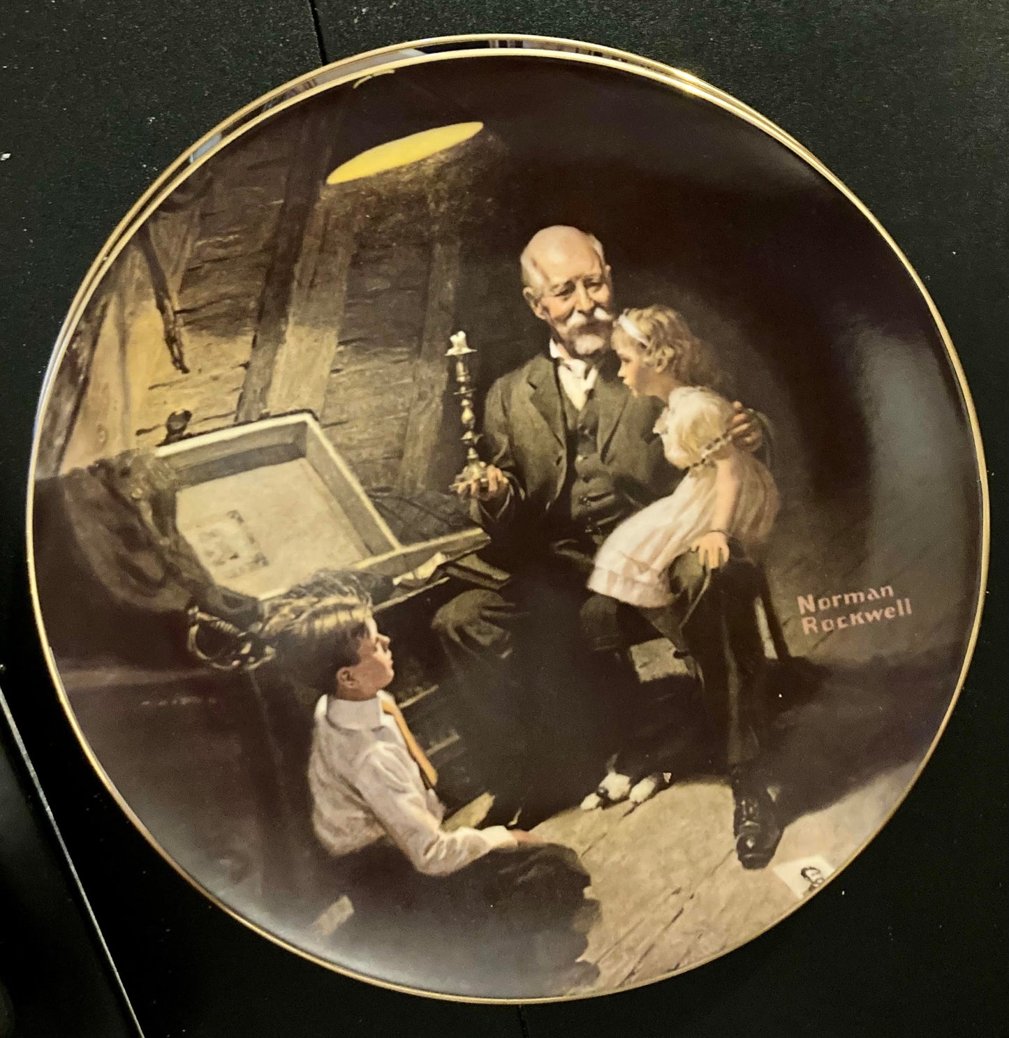 3 Norman Rockwell Collectible Plates