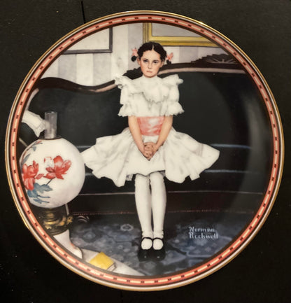 3 Norman Rockwell Collectible Plates