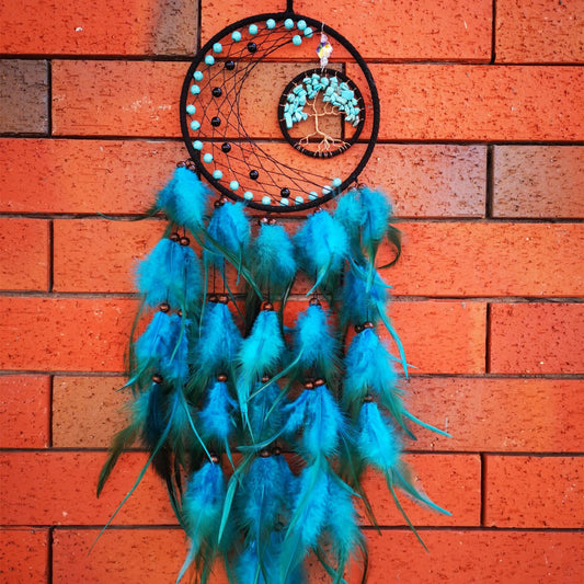 Tree Of Life Feathered Dreamcatcher